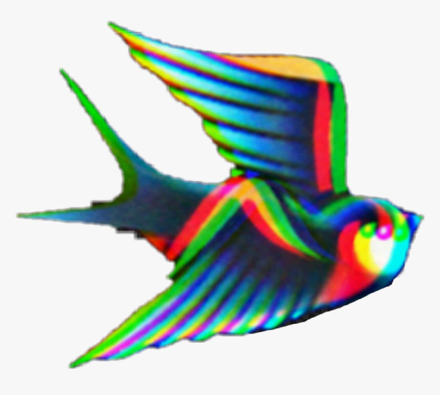 #freetoedit #love #popart #pop #oldschool #fortune - Swallow, HD Png Download