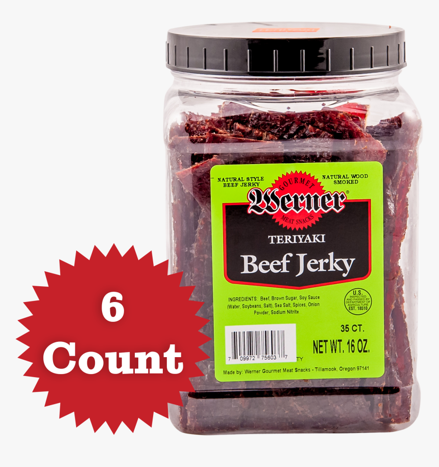Teriyaki Beef Jerky 
 Class - Salt On Pepperoni Stick, HD Png Download