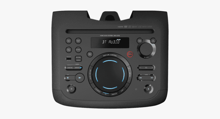 Mega Bass Mini Hi Fi System With Led Party Speakers - Loudspeaker, HD Png Download