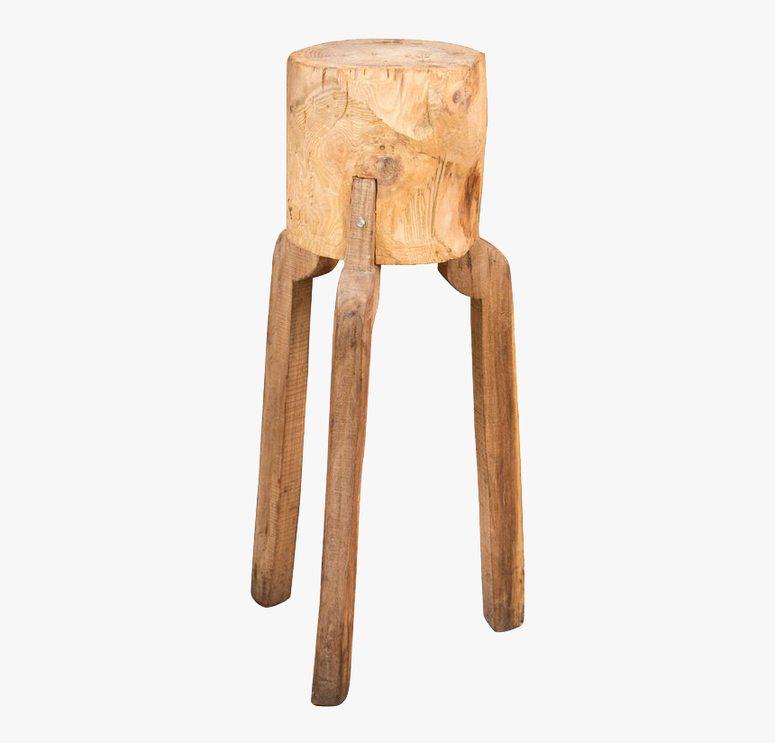 Minimalist Wooden Side Table - Chair, HD Png Download