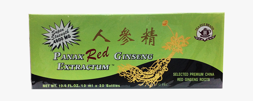 Panax Red Ginseng - Label, HD Png Download