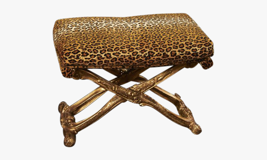 Louis Xv Style Carved Gilt Wood Stool 
 Class Lazyload - Stool, HD Png Download