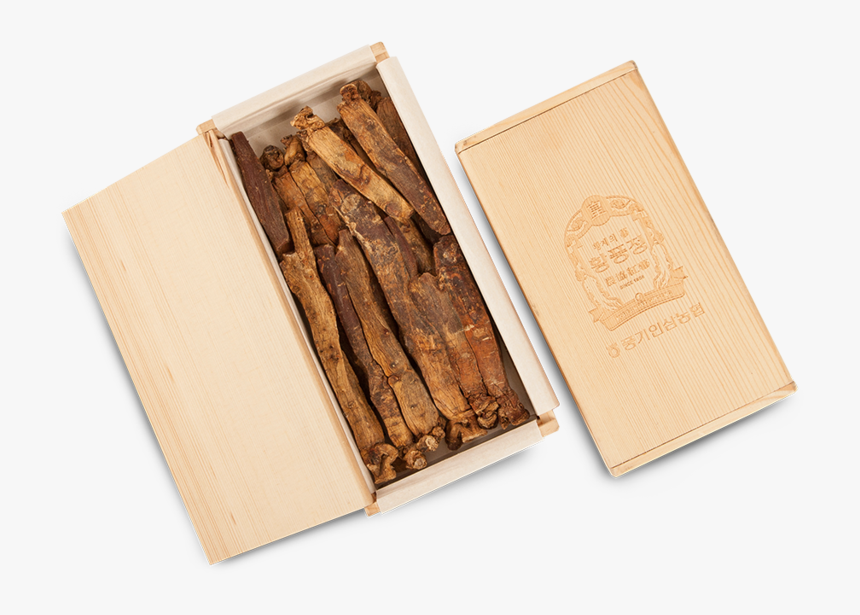 Korean Red Ginseng Root - Wood, HD Png Download