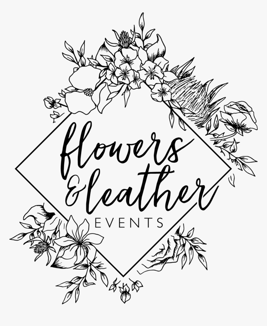 Flowersleather Mainlogo Black - Illustration, HD Png Download