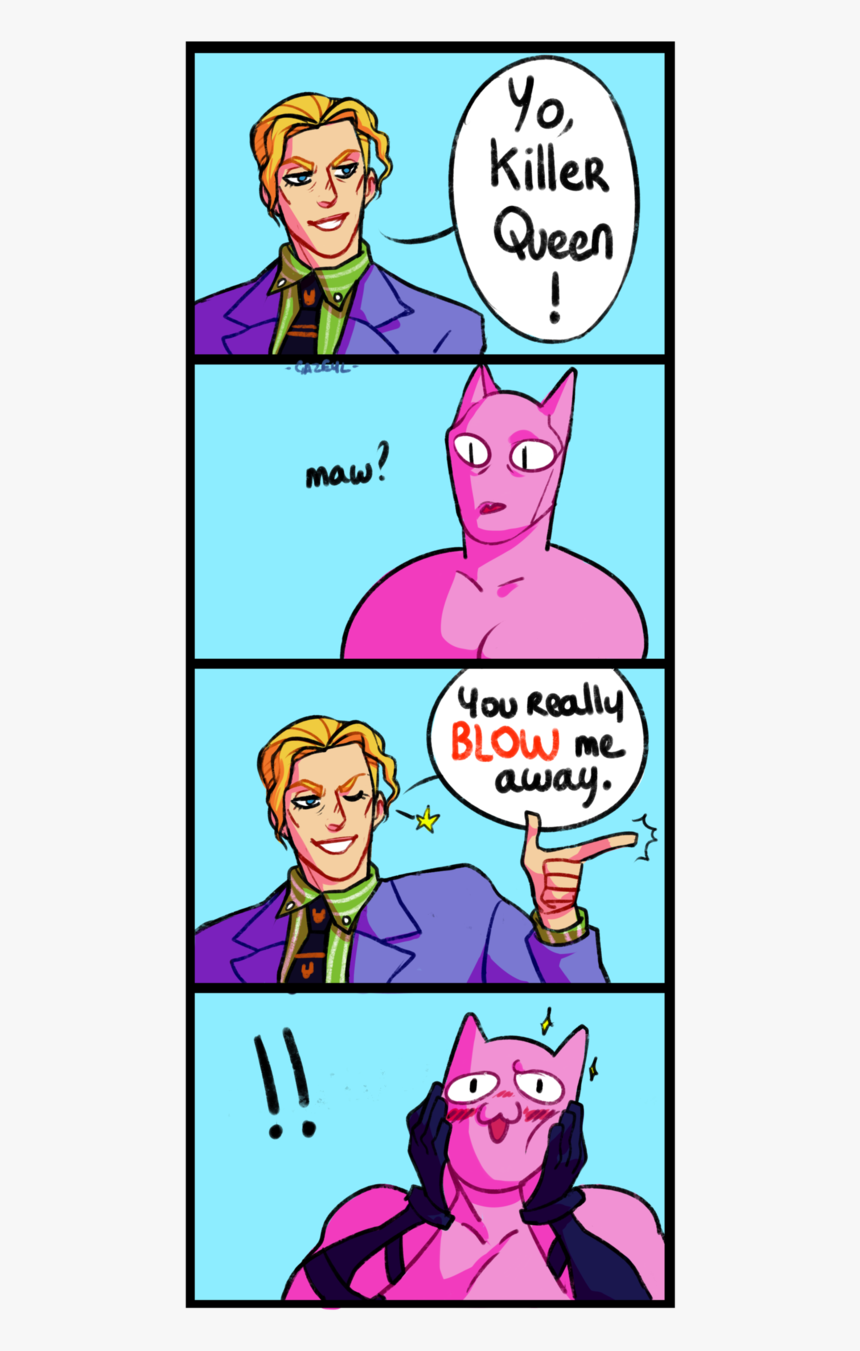 Kira Yoshikage Comic Funny, HD Png Download