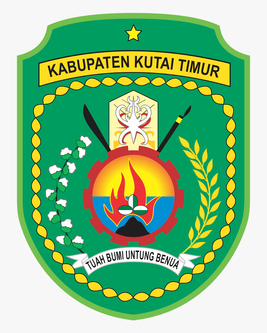 Coat Of Arms Of Regency Kutai Timur - East Kutai Regency, HD Png Download