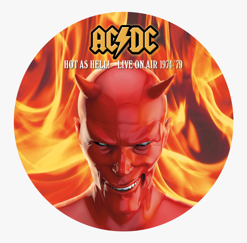 Ac/dc Hot As Hell Picture Disk Front 
 Title Ac/dc - Ac Dc Hot As Hell, HD Png Download