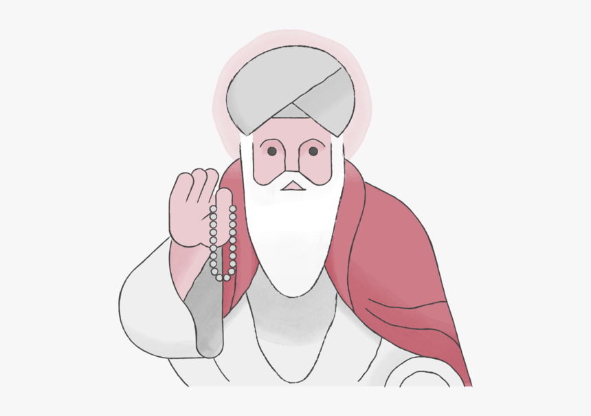 Guru-nanak - Illustration, HD Png Download