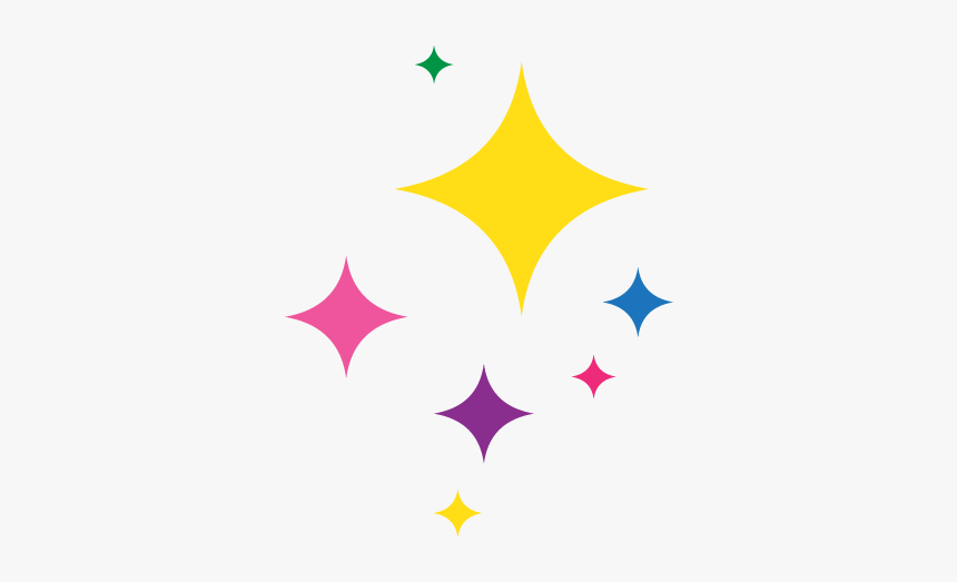 Star Sparkle Glitter Line Break, HD Png Download