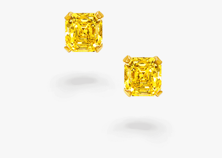 Yellow Diamonds Earrings - Earrings, HD Png Download