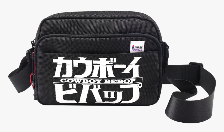 Cowboy Bebop Black And White Crossbody Bag - Cowboy Bebop Logo Png, Transparent Png