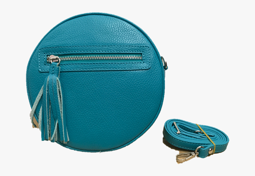 Circle Turquoise Jijou Capri Leather Cross Body Bag - Handbag, HD Png Download