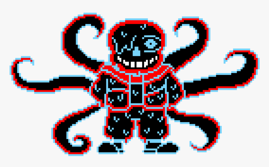 Kaneki The Ghoul - Nightmare Sans Pixel Art, HD Png Download