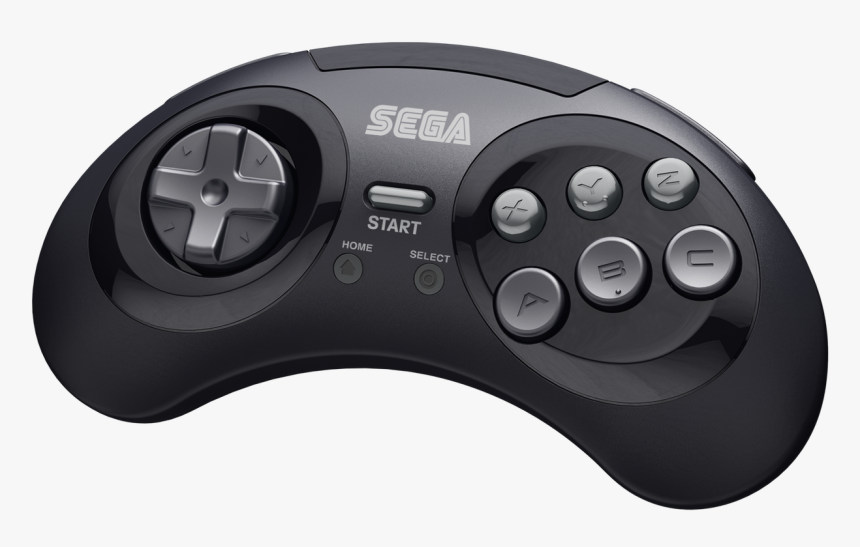 Sega Genesis 8-button Arcade Pad - Megadrive 6 Button Pad, HD Png Download