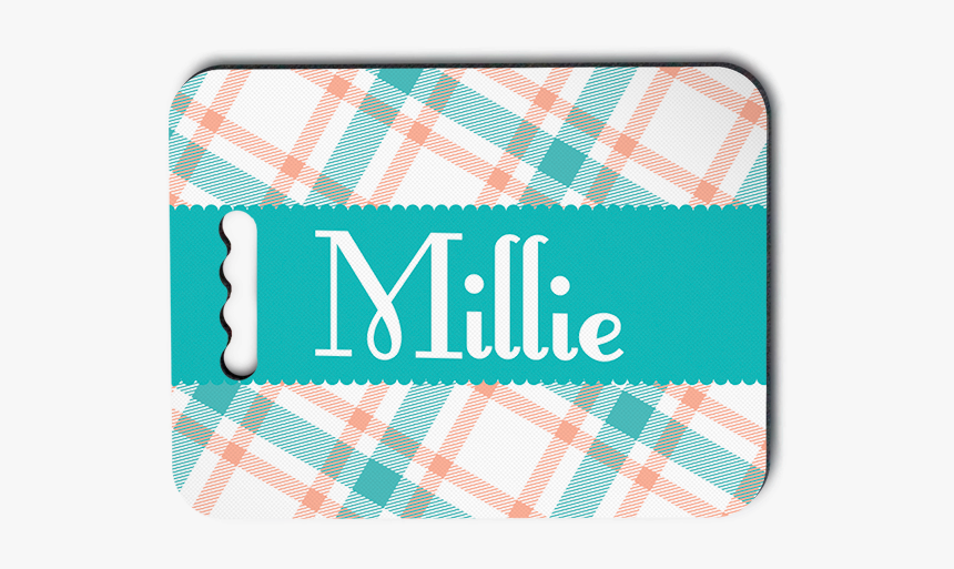 Spring Plaid Personalized Kneeling Pad 
title Spring - You Are Mine, HD Png Download