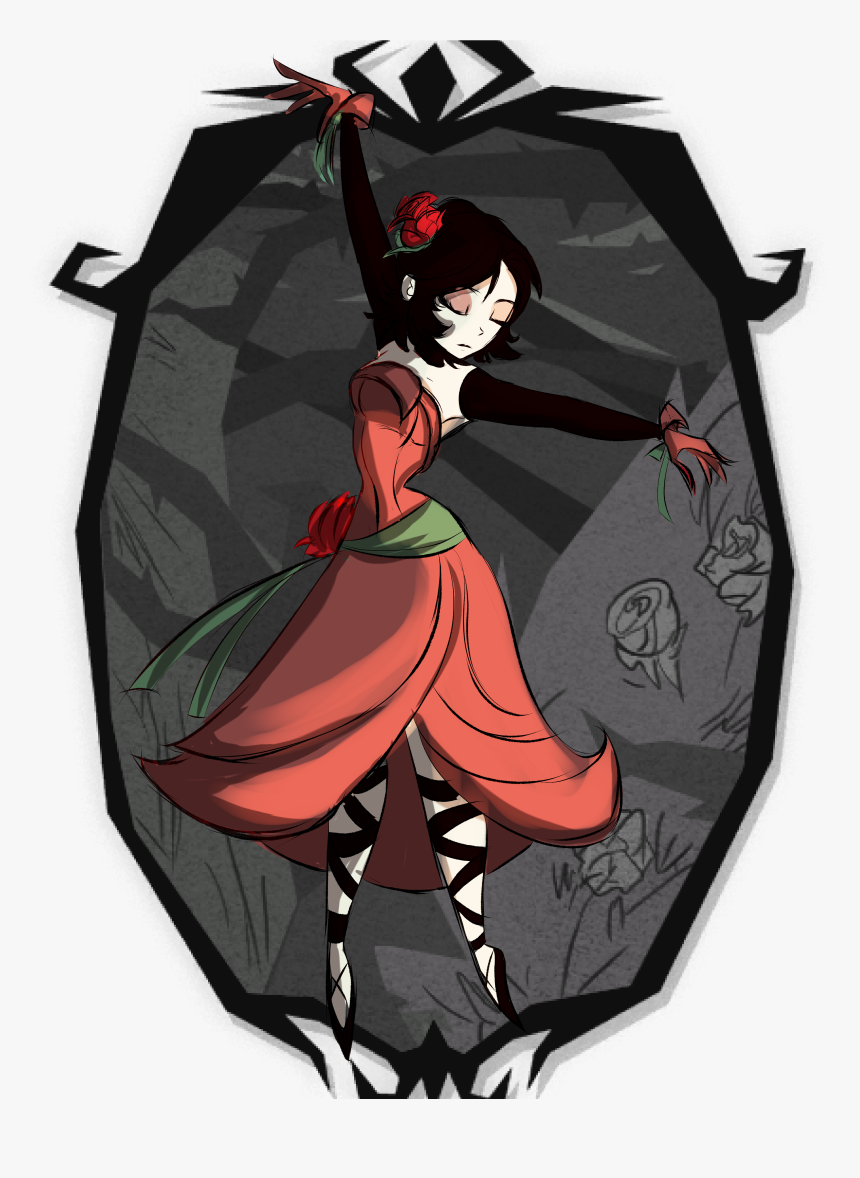 Anime Rose Png, Transparent Png