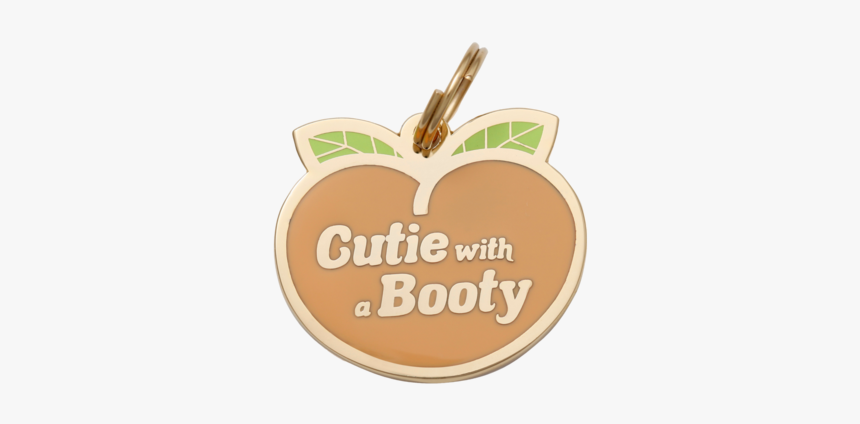 Cutie With A Booty Charm/id Tag - Smykker Til Barnedåb, HD Png Download