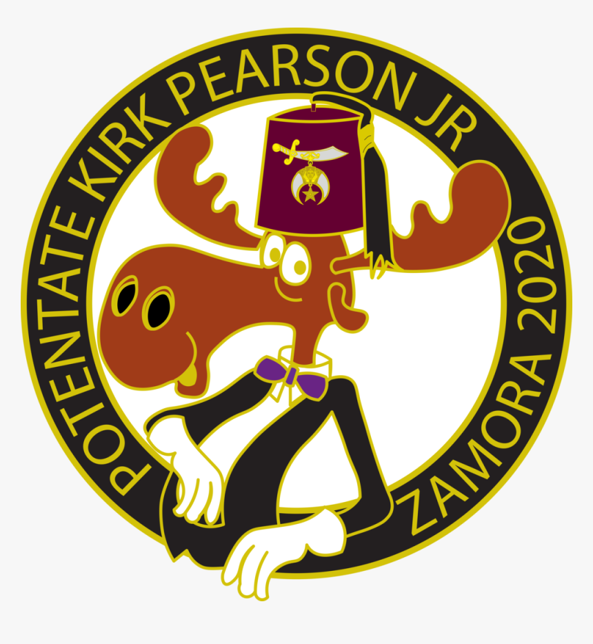 Moose Logo - Shriners Fez, HD Png Download