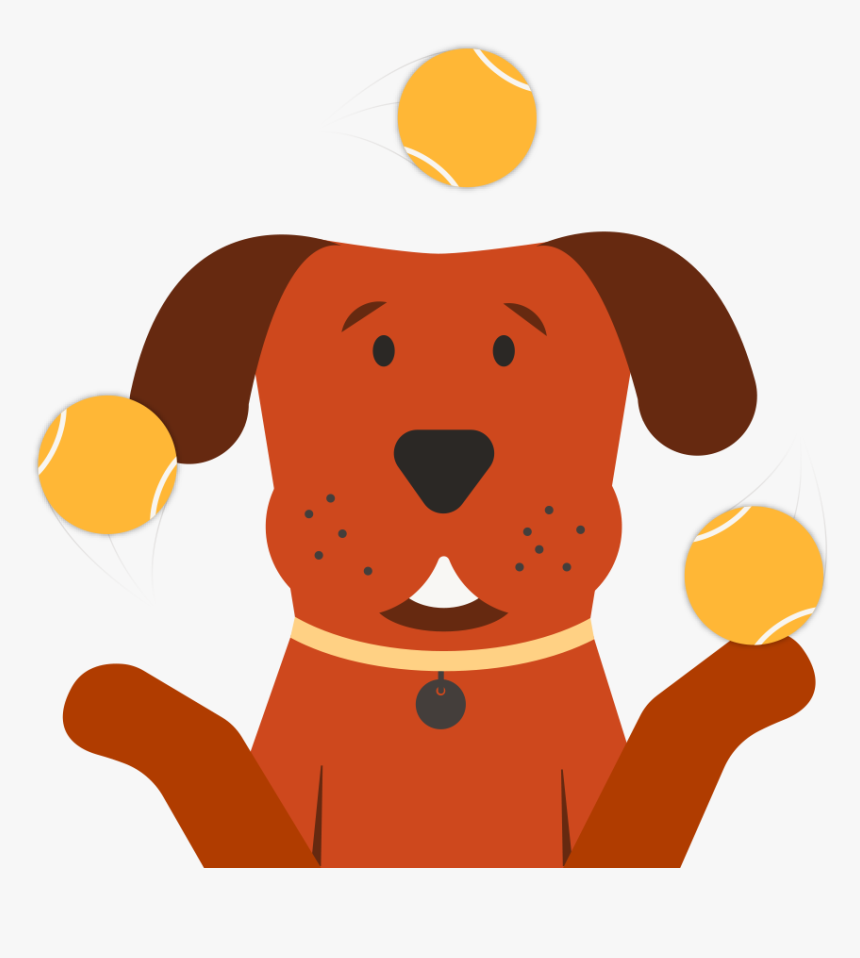 Dog Catches Something Clipart , Png Download, Transparent Png