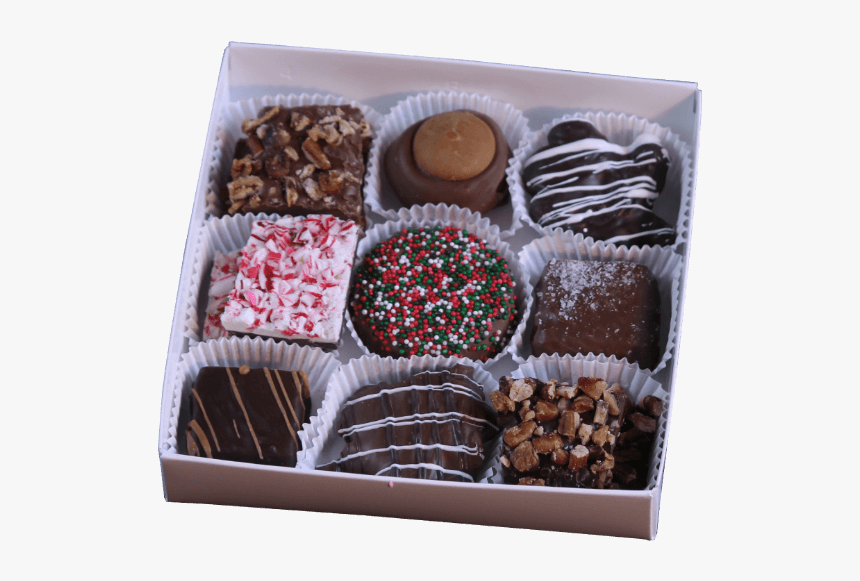Christmas Assorted Chocolate Box 1/2 Lb - Giri Choco, HD Png Download