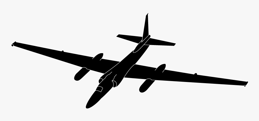 U-2 Spy Plane Clipart Black And White Clipart Royalty - U 2 Aircraft Clip Art, HD Png Download