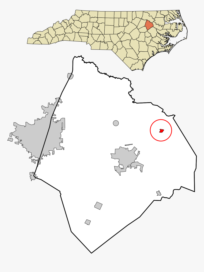 Map Of North Carolina, HD Png Download
