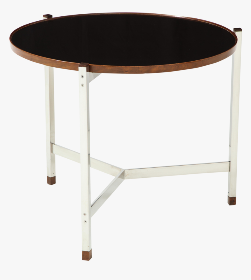 Edward Wormley Occasional Table In Chrome And Micarta - Edward Wormley, HD Png Download