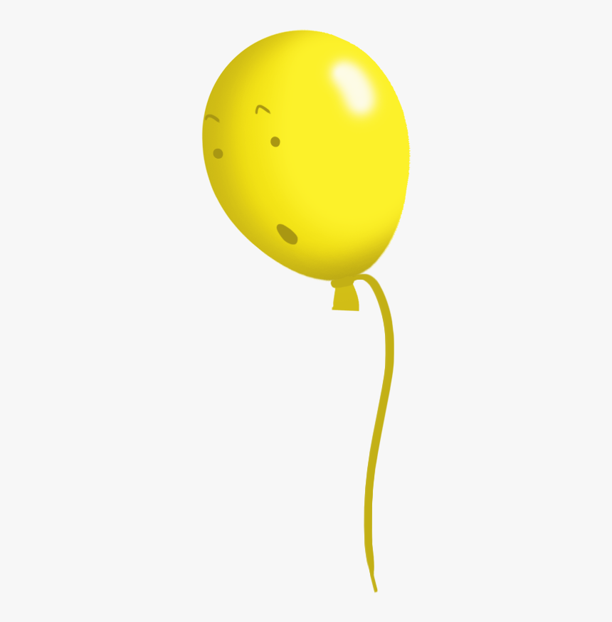 Yellow Balloon Face, HD Png Download