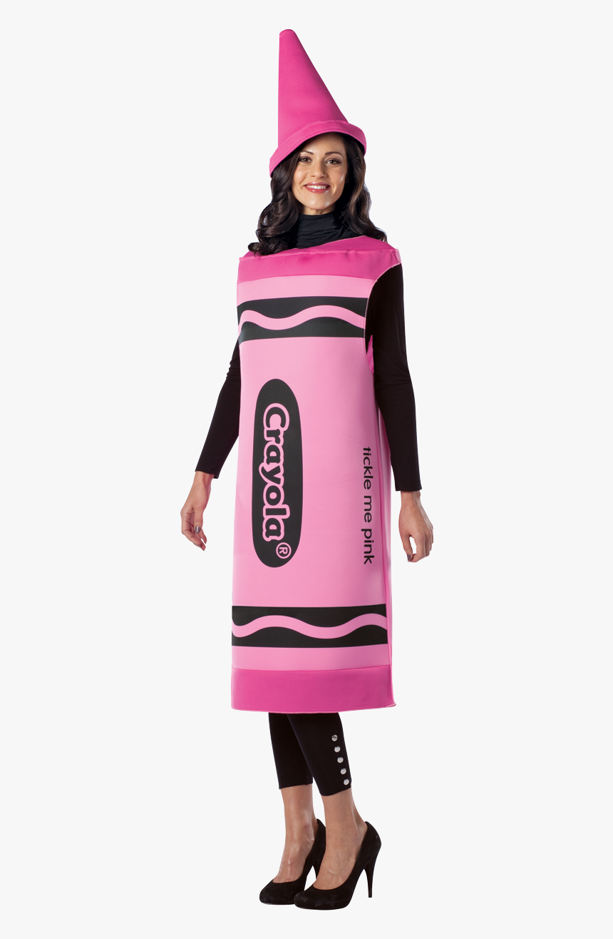 Pink Crayon Costume, HD Png Download