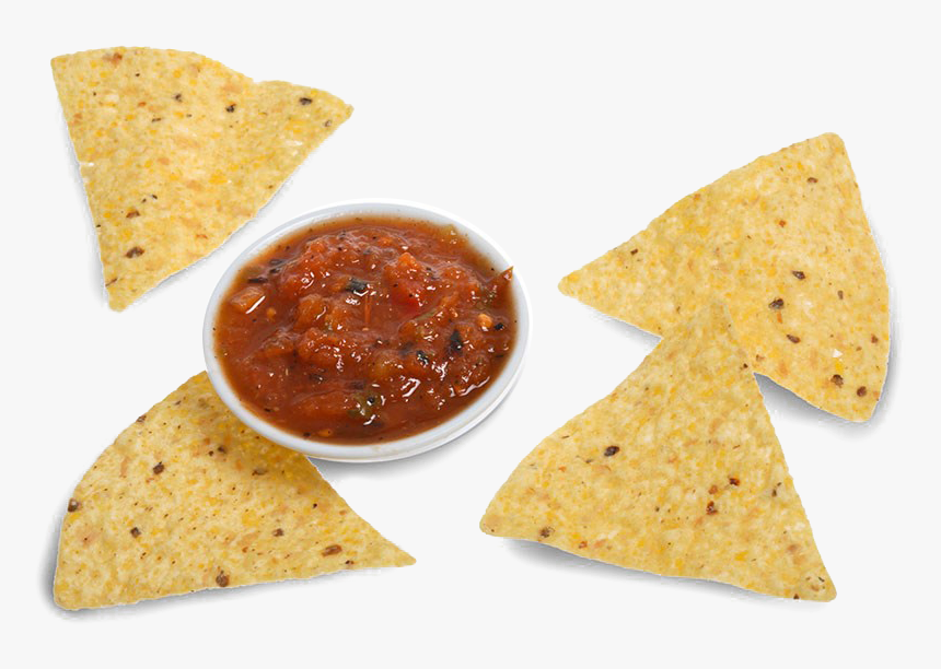 Nachos And Salsa Png - Totopo, Transparent Png