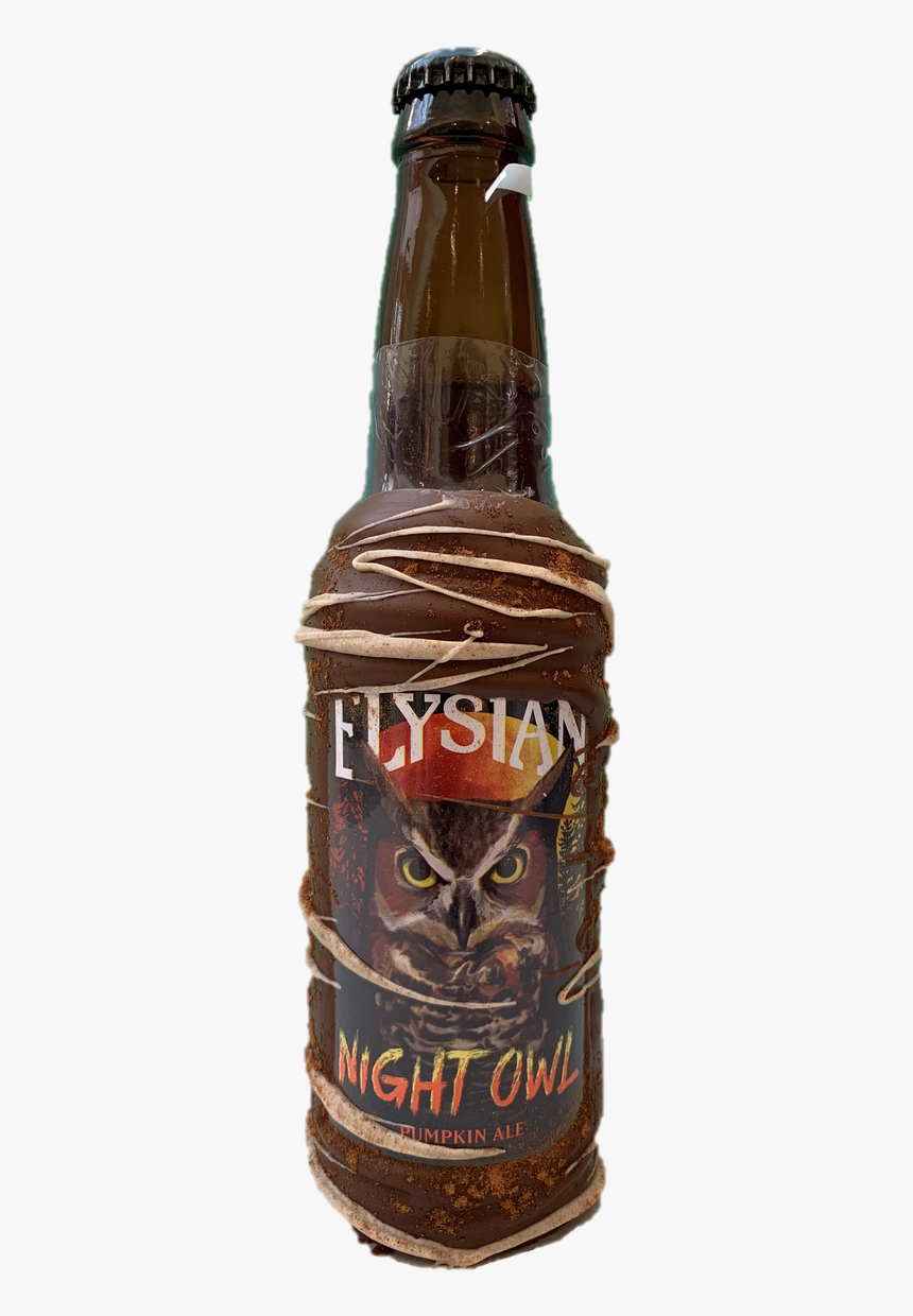 Elysian Night Owl Pumpkin Ale - Glass Bottle, HD Png Download
