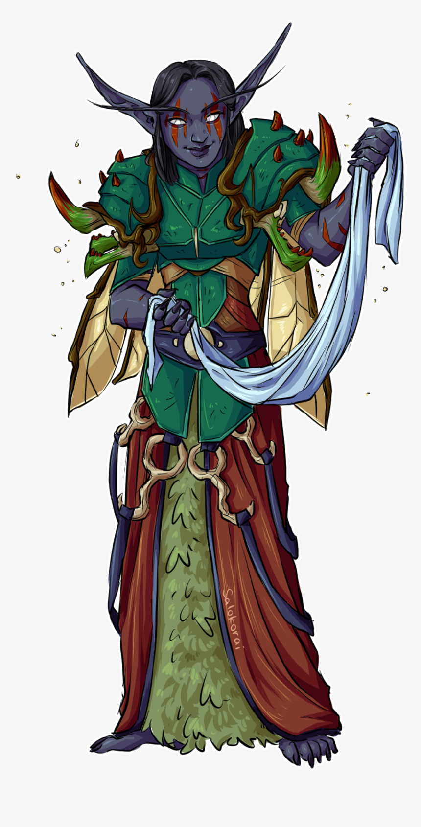 #druid#nelf Druid#nightelf Druid #druid Tier 17 #druid - Cartoon, HD Png Download