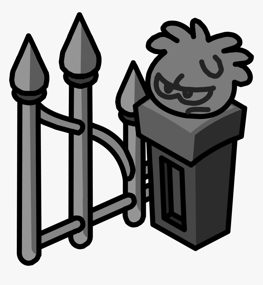 Image Graveyard Icon Png - Graveyard Gates Cartoon, Transparent Png