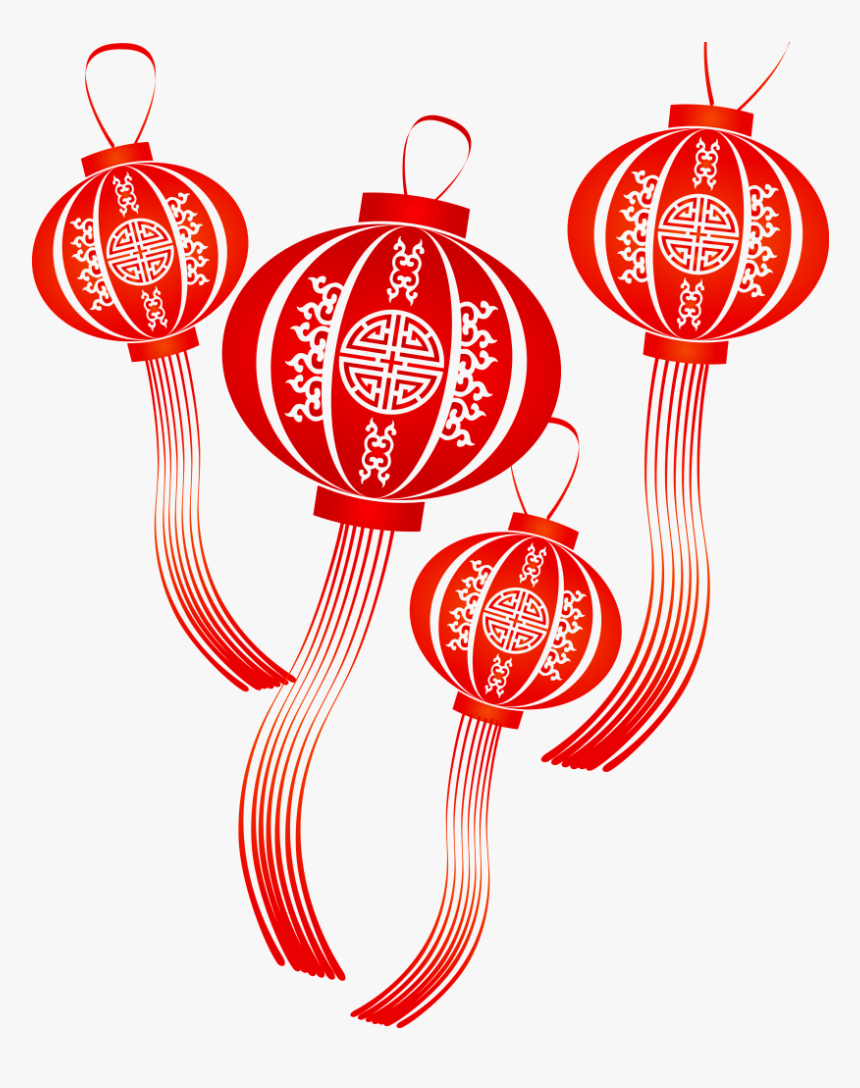 Ornament Chinese New Year Vector, HD Png Download