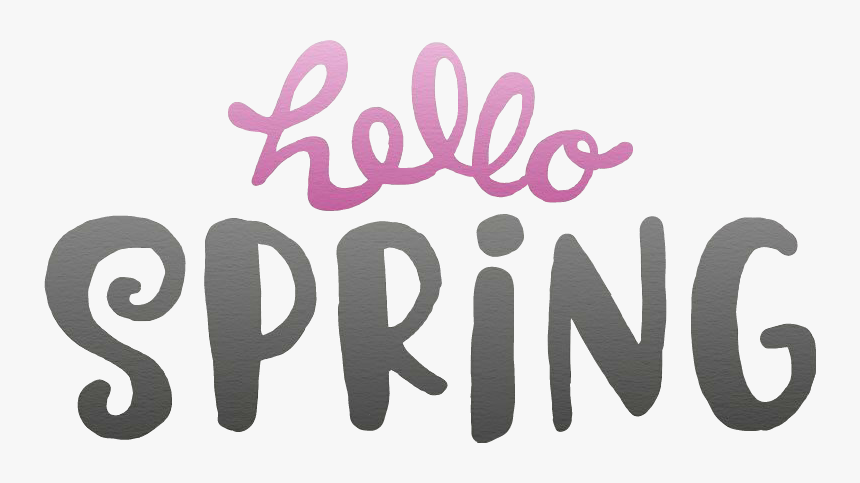 #hellospring #hello #springflowers #springtime #spring - Calligraphy, HD Png Download