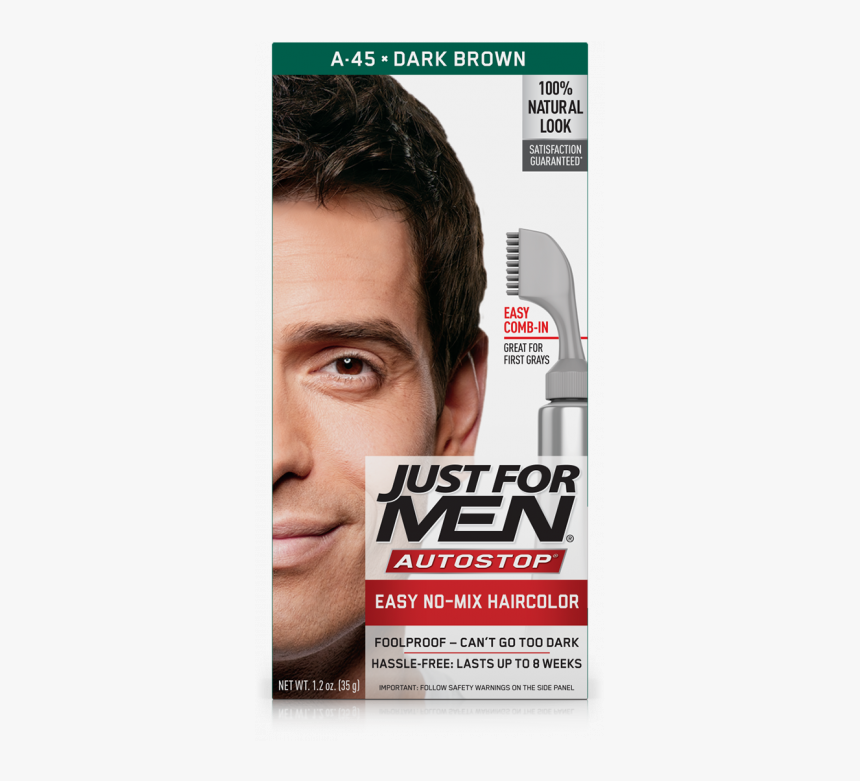 Just For Men Autostop Medium Brown, HD Png Download