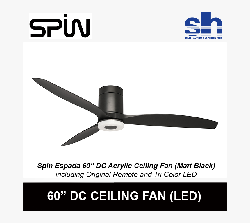 Spin Espada - Ceiling Fan, HD Png Download