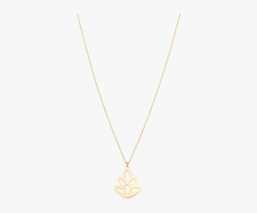 Zen Flower Necklace, Yellow Gold - Pendant, HD Png Download
