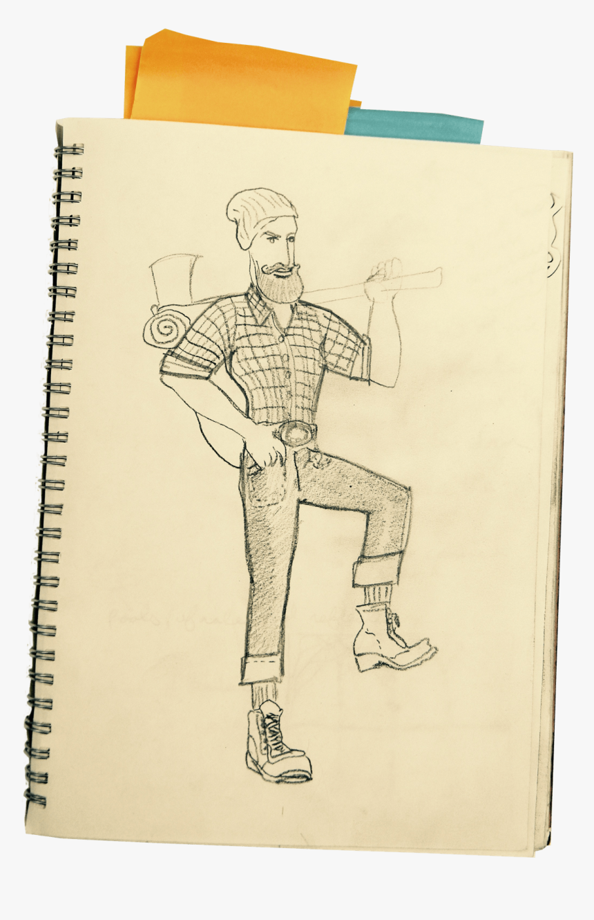 Paper Human Behavior Cartoon Sketch - Sketch, HD Png Download