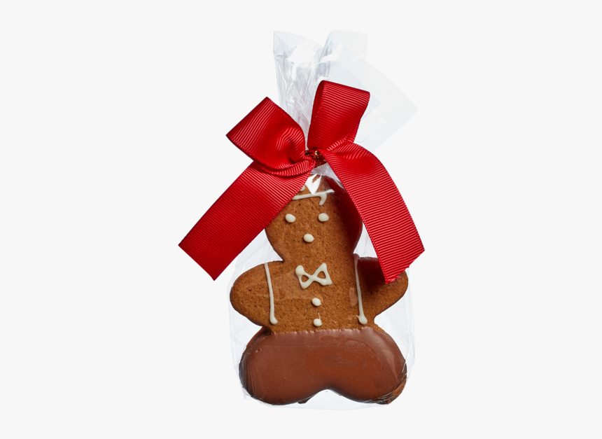 Milk Chocolate Dipped Gingerbread Man Cookies - Christmas Decoration, HD Png Download