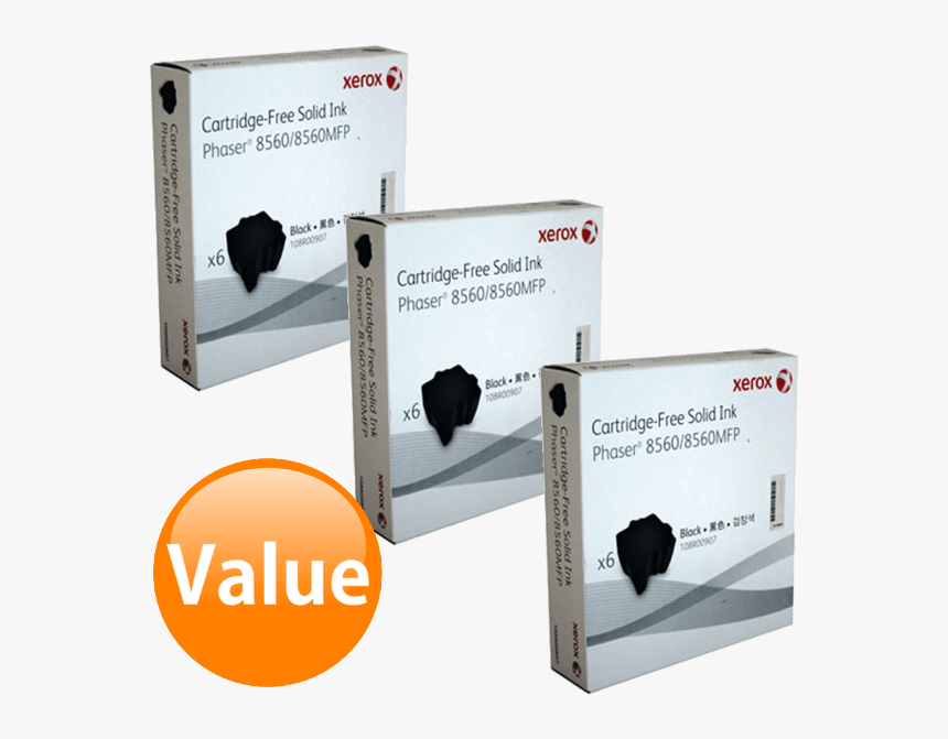 Genuine Fuji Xerox Phaser 8560 Black Solid Ink Value - Online Advertising, HD Png Download