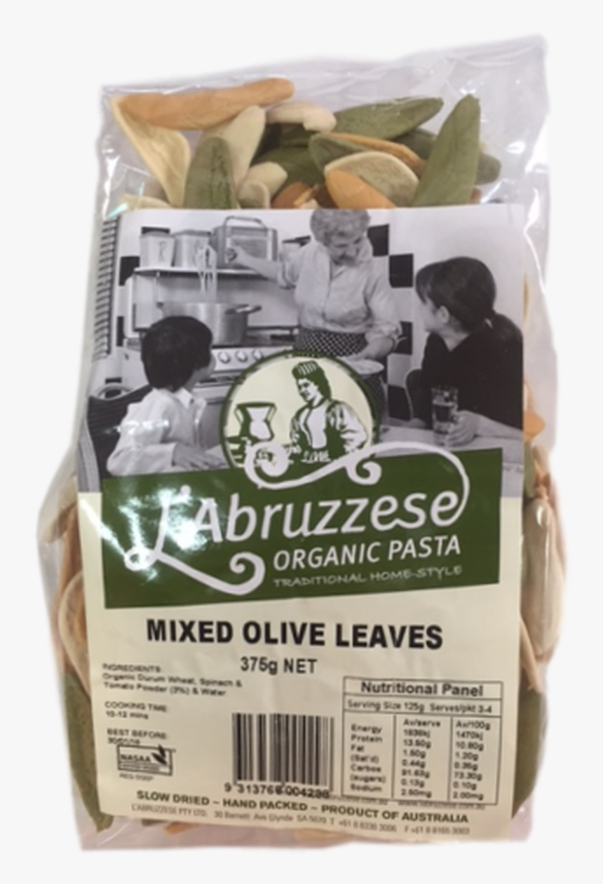 L Abruzzese Mixed Olive Leaves, 375g - Tagliatelle, HD Png Download