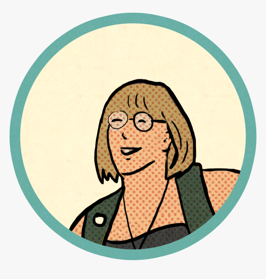 Kate Bornstein - Cartoon, HD Png Download