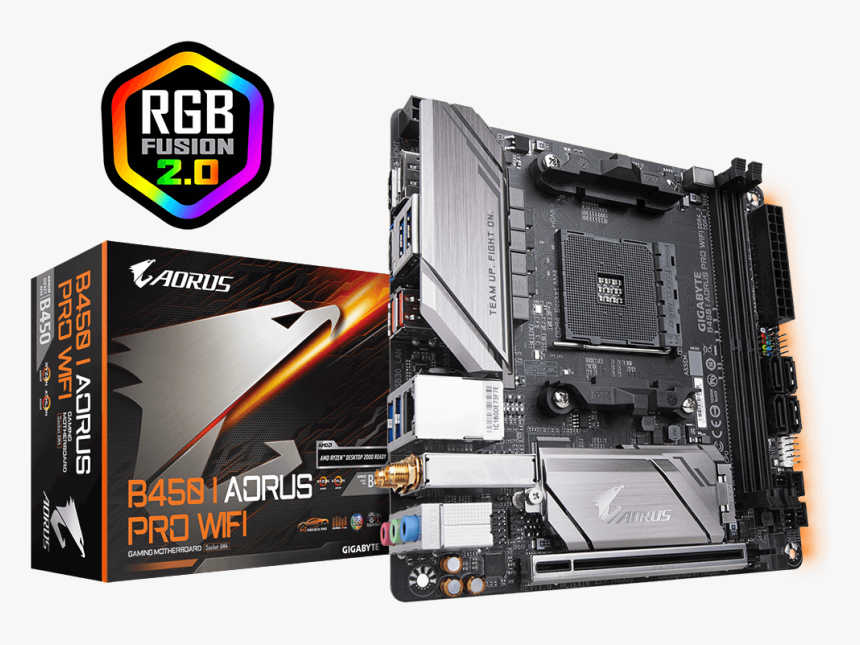 Gigabyte B450 I Aorus Pro Wifi, HD Png Download