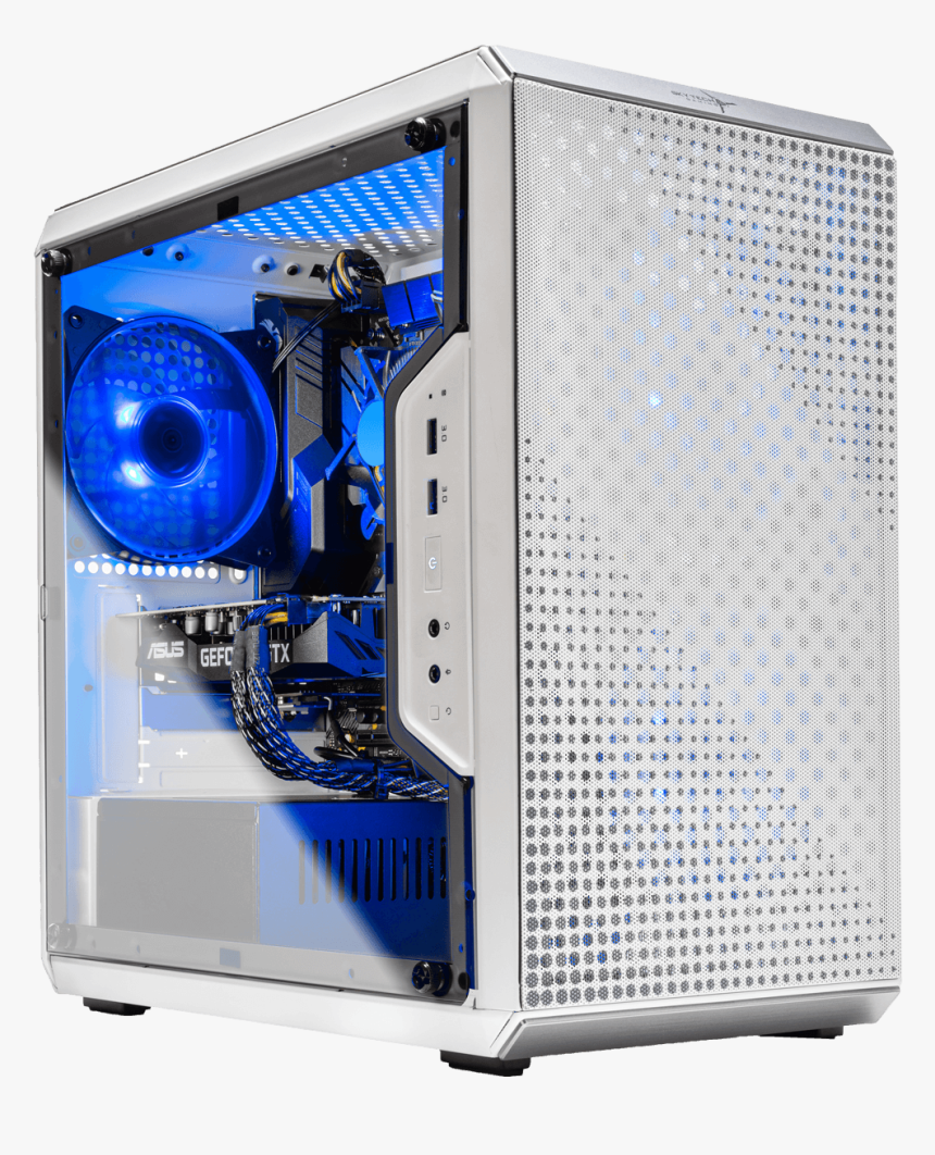 Oracle Amd Ryzen 5 2600 - Cooler Master Q300l Case White, HD Png Download