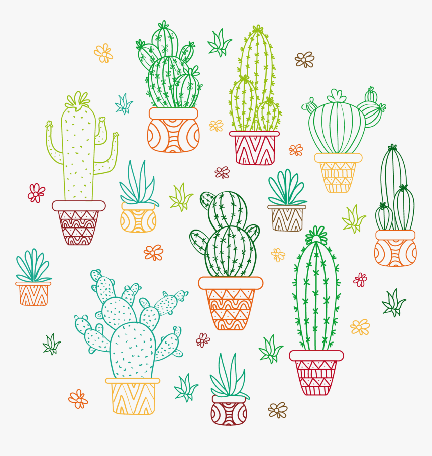 ##cactus #🌵 #png #remixit #sccacti #cacti #png - Cactus Doodle Transparent, Png Download