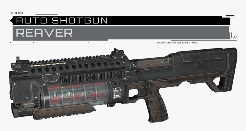 Replaces Auto Shotgun With Reaver Shotgun From Call - Reaver Shotgun, HD Png Download