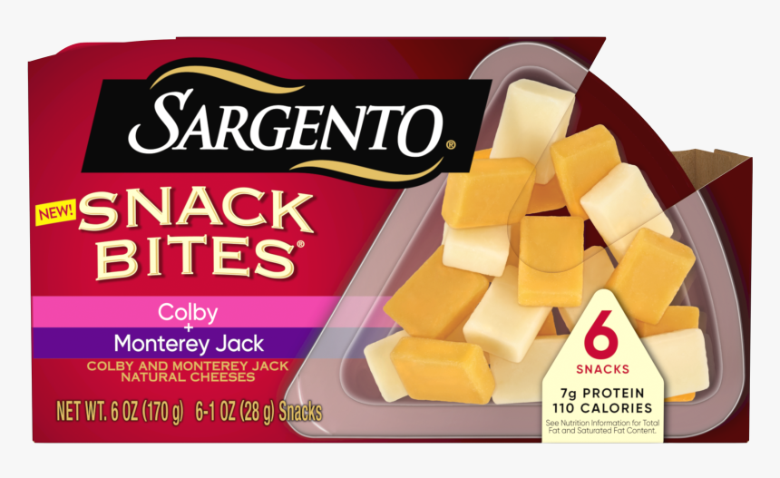 Sargento® Snack Bites® Colby Monterey Jack Natural - Sargento Cheese, HD Png Download