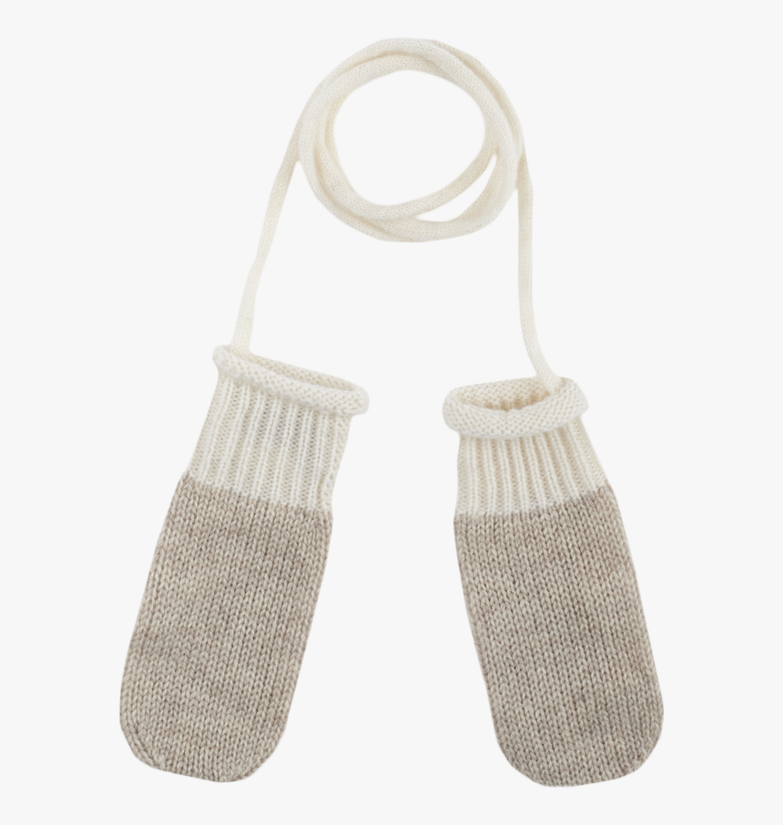 Cashmere Knitted Mittens With String - Garment Bag, HD Png Download