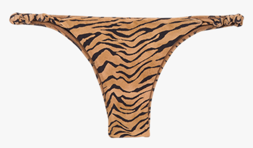 Tiger Rope Bottom - Tanga Biquíni Animal Print, HD Png Download